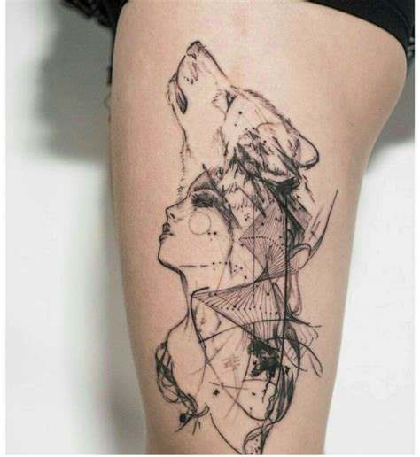 tatuajes para mujeres lobos|Tatuajes de lobo para mujeres 2024 – Ideas y Significado